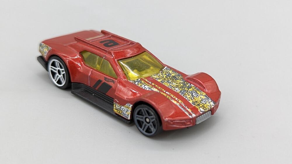 Mattel 2014 Hot Wheels Driftsta Art Cars Series Red Yellow Windows 1/64